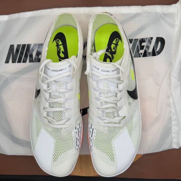 Nike ZoomX Dragonfly XC Mens Sz 11.5 White Cross Country Track Spikes DX7992-100 main image 3